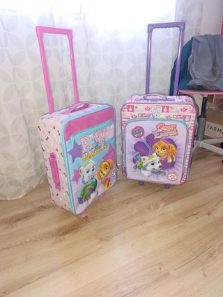 Maletas infantiles tipo carrito