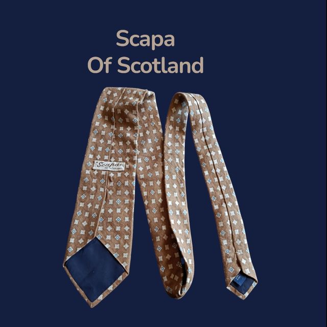 Corbata Scapa Of Scotland  Lino 100%