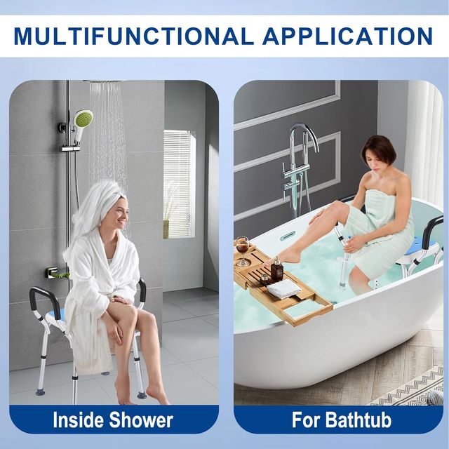 Modundry Taburete Ducha Ancianos con Reposabrazos