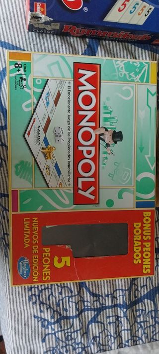 Monopoly Edición Limitada 5 Peones Dorados