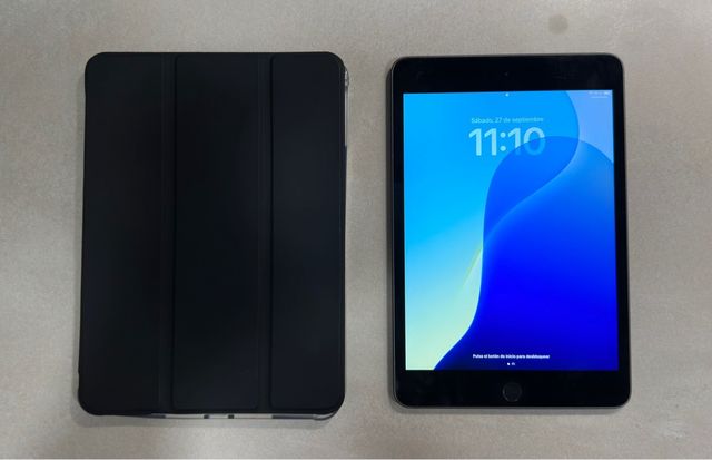 iPad mini 5ª gen 64GB Gris Espacial + funda