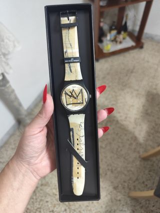 Swatch x Jean-Michel Basquiat SUOZ355