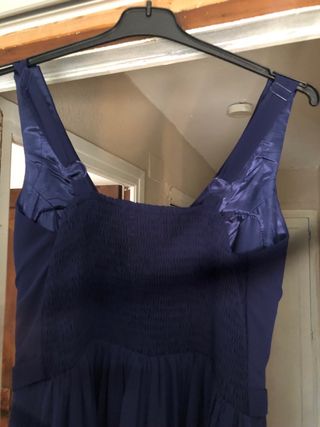 Vestido largo azul para bodas.
Talla L/XL