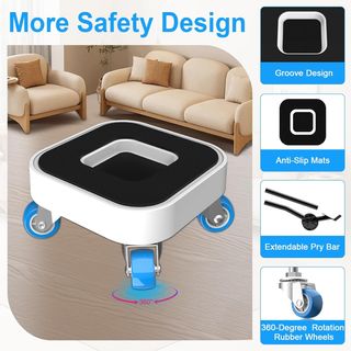 Set 4 Rotelle per Mobili 360° CD052