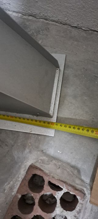 Lámpara de pie, de arco, metal y cristal