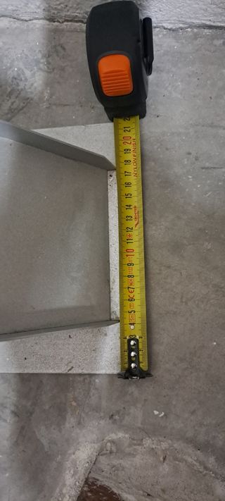 Lámpara de pie, de arco, metal y cristal