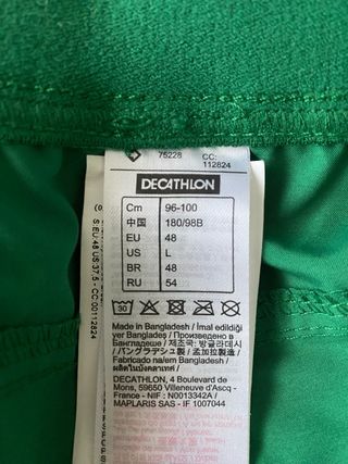 Bermuda decathlon estilo golf.