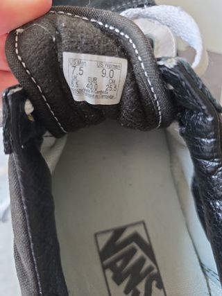 Zapatillas Vans Negras Talla 40