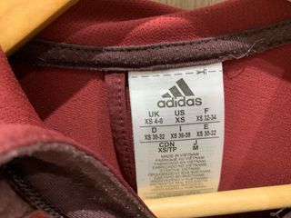 Chaqueta deportiva Adidas mujer roja T.XS