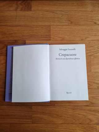 Libro "Crepacuore"