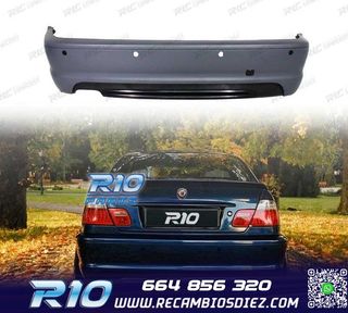 PARAGOLPES TRASERO BMW E46 COUPE LOOK M 98-06 PDC