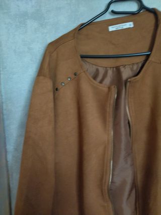 CHAQUETA DE ANTE VINTAGE T.52