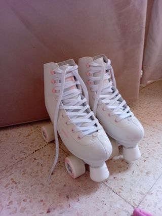 Patinetes Oxelo blancos talla 39