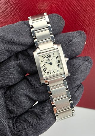 Reloj Cartier Tank Française Acero
