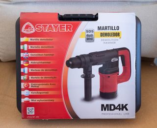 Stayer MD4 Martillo Demoledor SDS Plus 5J