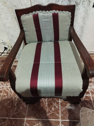 Butaca descalzadora antigua restaurada
