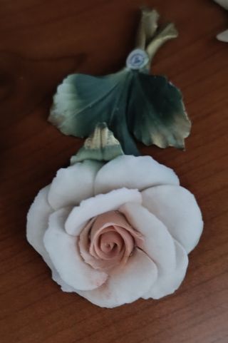 5 Pezzi Vintage Capodimonte Fiori
