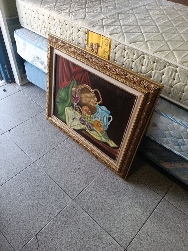 Cuadro Bodegón con Frutas y Jarra