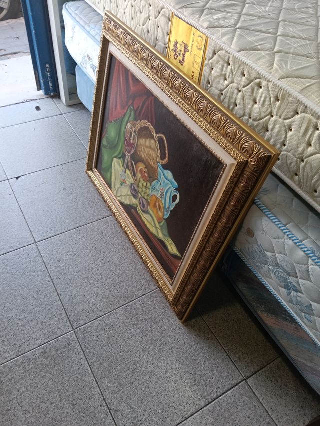 Cuadro Bodegón con Frutas y Jarra