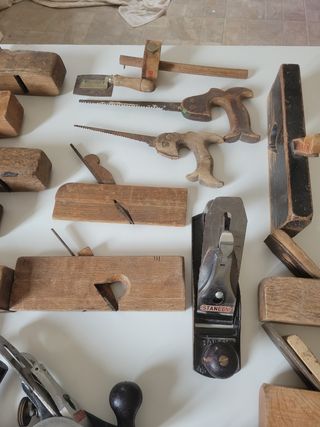 No envio. Lote de cepillos de carpintero antiguos