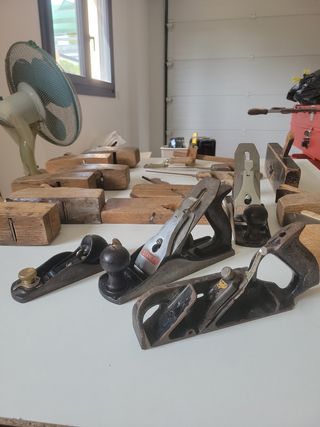 No envio. Lote de cepillos de carpintero antiguos