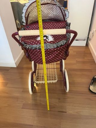 Cochecito de muñecas vintage 80cm