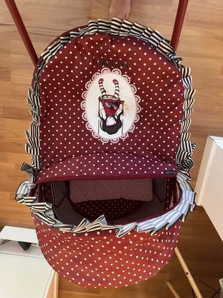 Cochecito de muñecas vintage 80cm