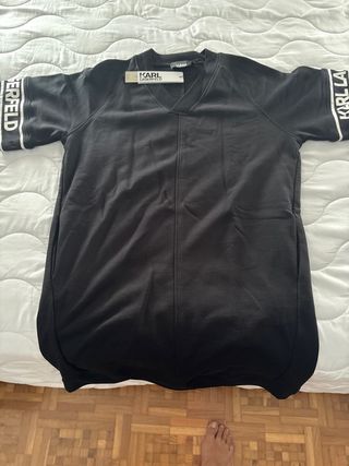 Vestido punto Karl Lagerfeld negro