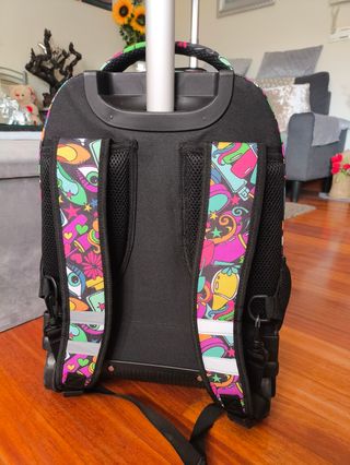 Mochila escolar con estampado divertido