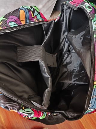 Mochila escolar con estampado divertido