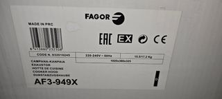 Campana extractora Fagor telescópica 120 cm