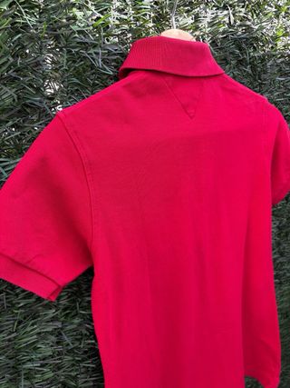 Polo Tommy Hilfiger Mujer Rojo Vintage Slim Fit