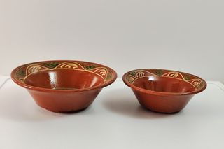 Fuentes hondas. Cerámica de Portillo y de autor.