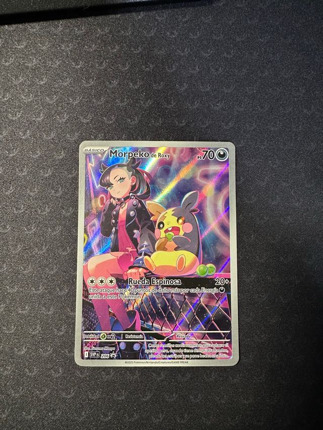 Carta Pokémon Morpeko de Roxy SVPB 206