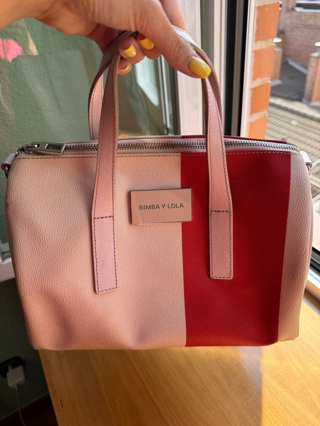 Bolso Bimba y Lola Rosa y Rojo