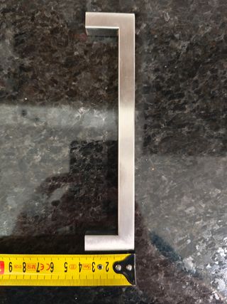 12 Tiradores Acero Inoxidable Cocina Armario