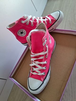 Zapatillas Converse Altas Rosas