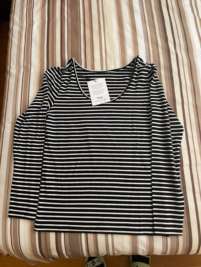 Camiseta Tencel rayas