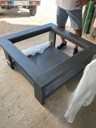 Mesa de centro madera maciza
