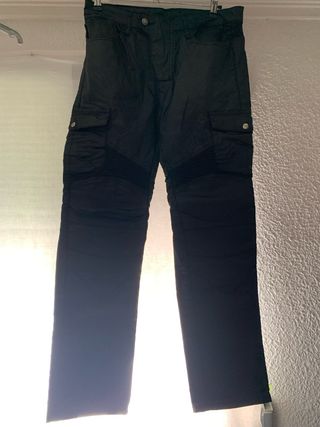 Pantalón de moto negro