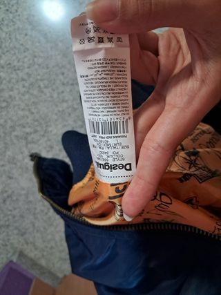 Chaqueta bomber azul Desigual hombre