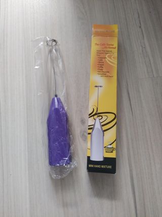 Batidora de mano para café