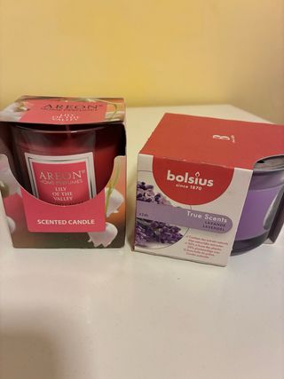 2 Candele profumate in vetro
