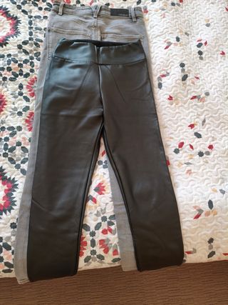 2-Pantalón mujer gris y negro
Talla 38 gris. 