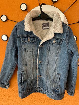 Chaqueta vaquera forrada Primark azul