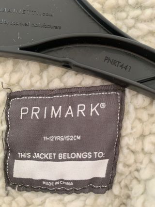 Chaqueta vaquera forrada Primark azul