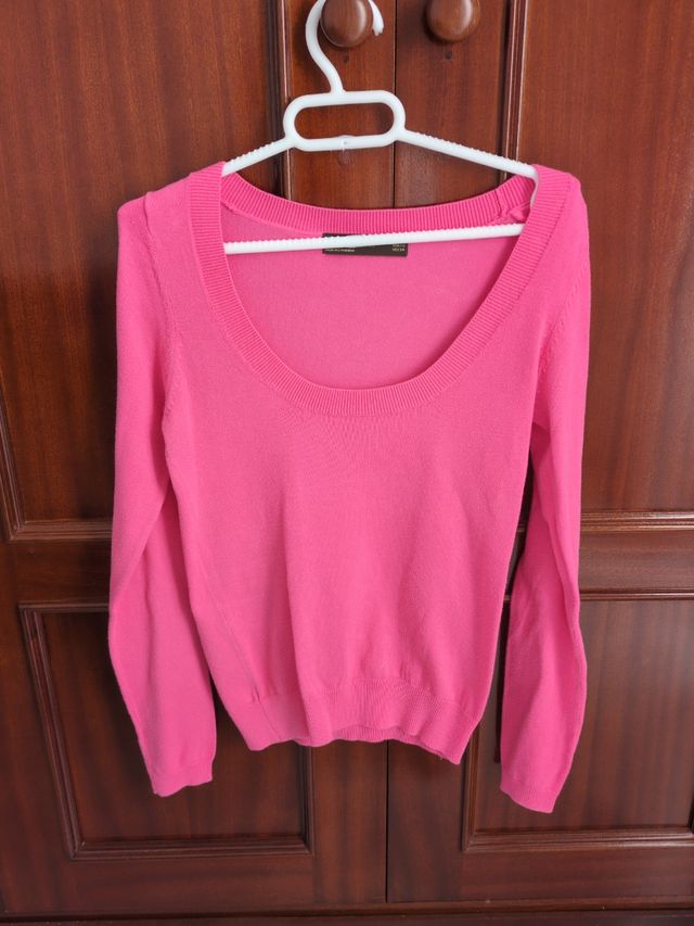 Maglione rosa a manica lunga Zara