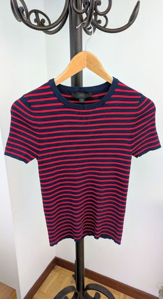 Camiseta Zara Rayas Talla S