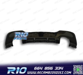 DIFUSOR BMW F20 F21 11-15 LOOK M PERFORMANCE NEGRO BRILLO
