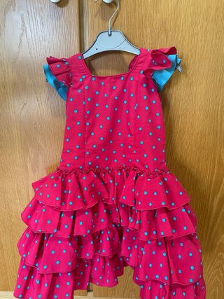 Vestido Flamenca Niña con mantoncillo 